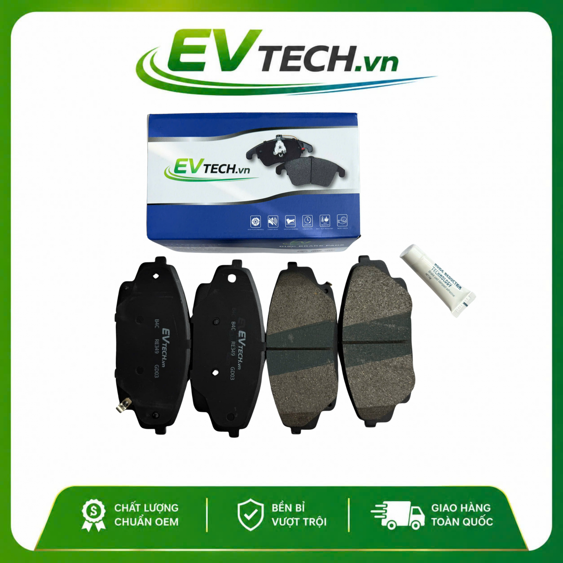 Má Phanh Sau Tương Thích Lắp Cho Xe  Ô Tô Điện VF8