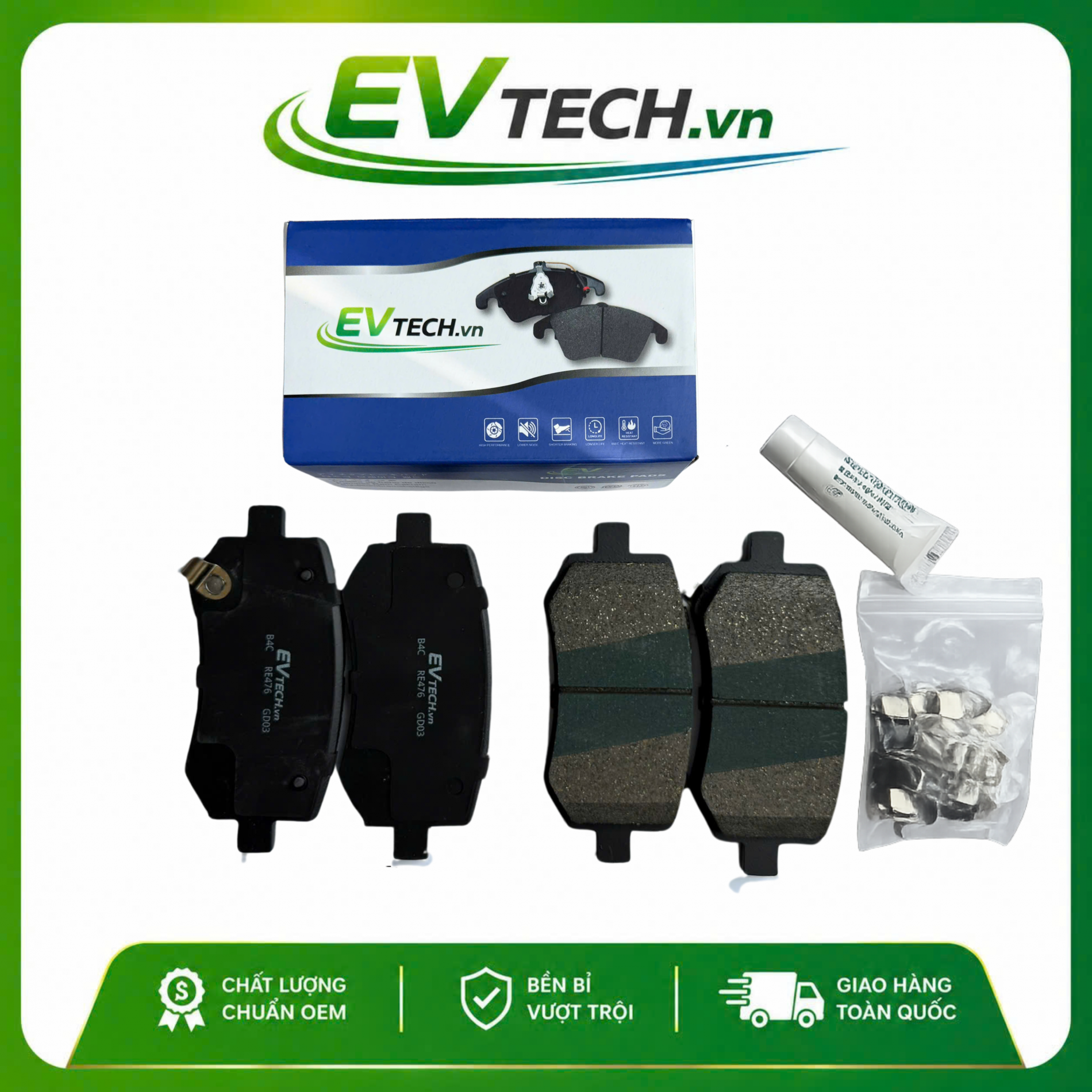 Má Phanh Trước Tương Thích Cho Xe Ô Tô Điện VF8